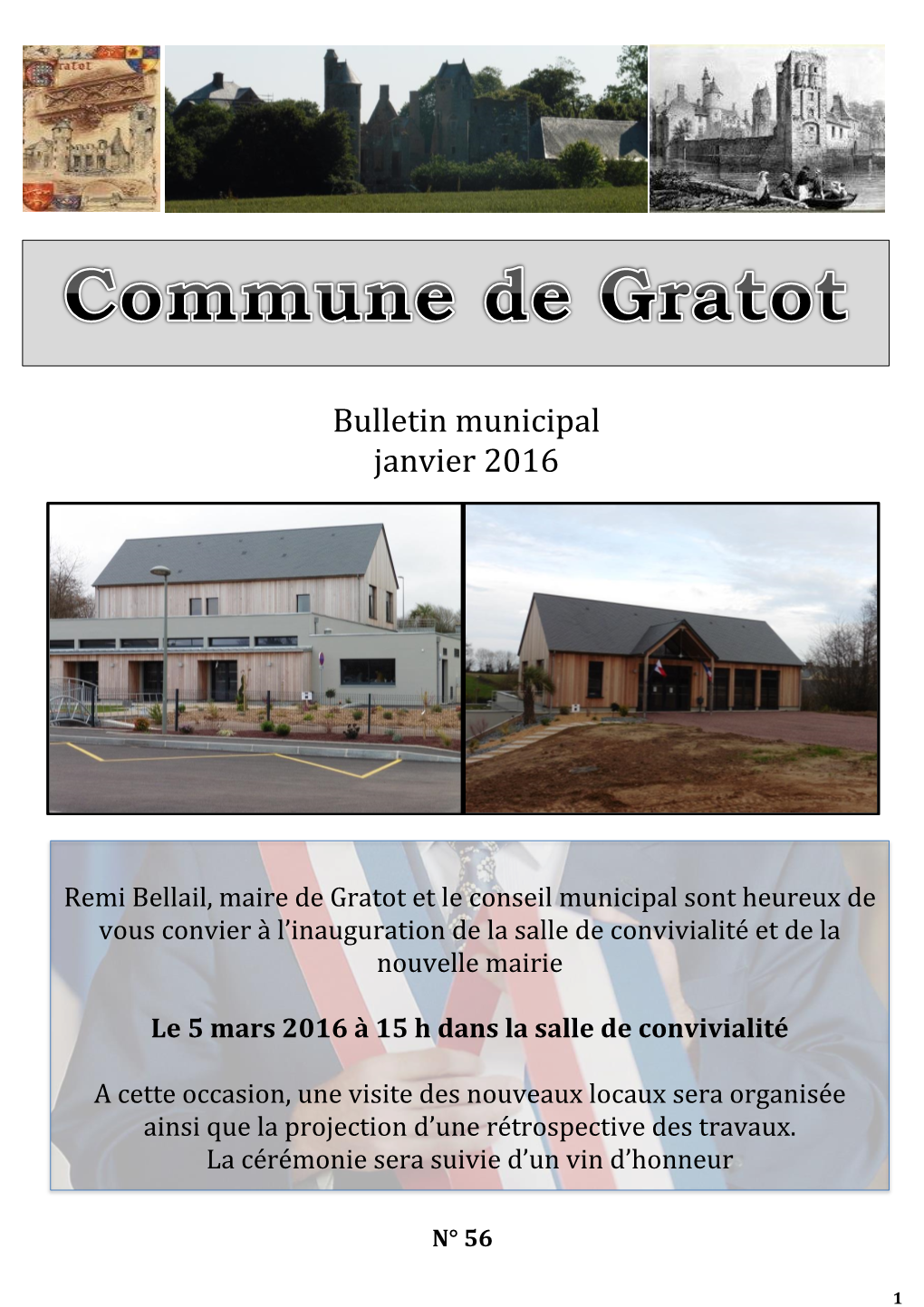 Bulletin Municipal Gratot Janvier 2016 1