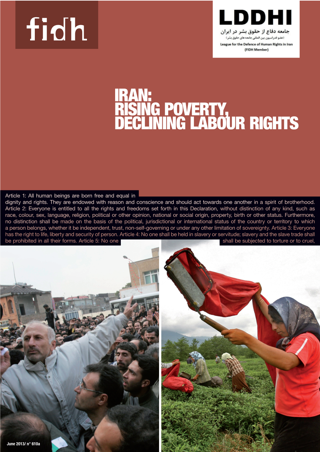 Iran: Rising Poverty, Declining Labour Rights