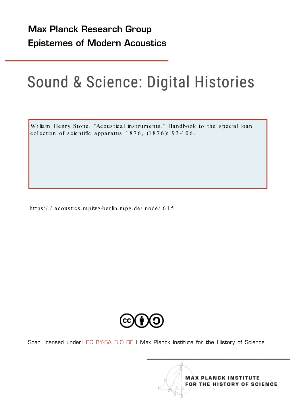 Scientific Apparatus S Outh