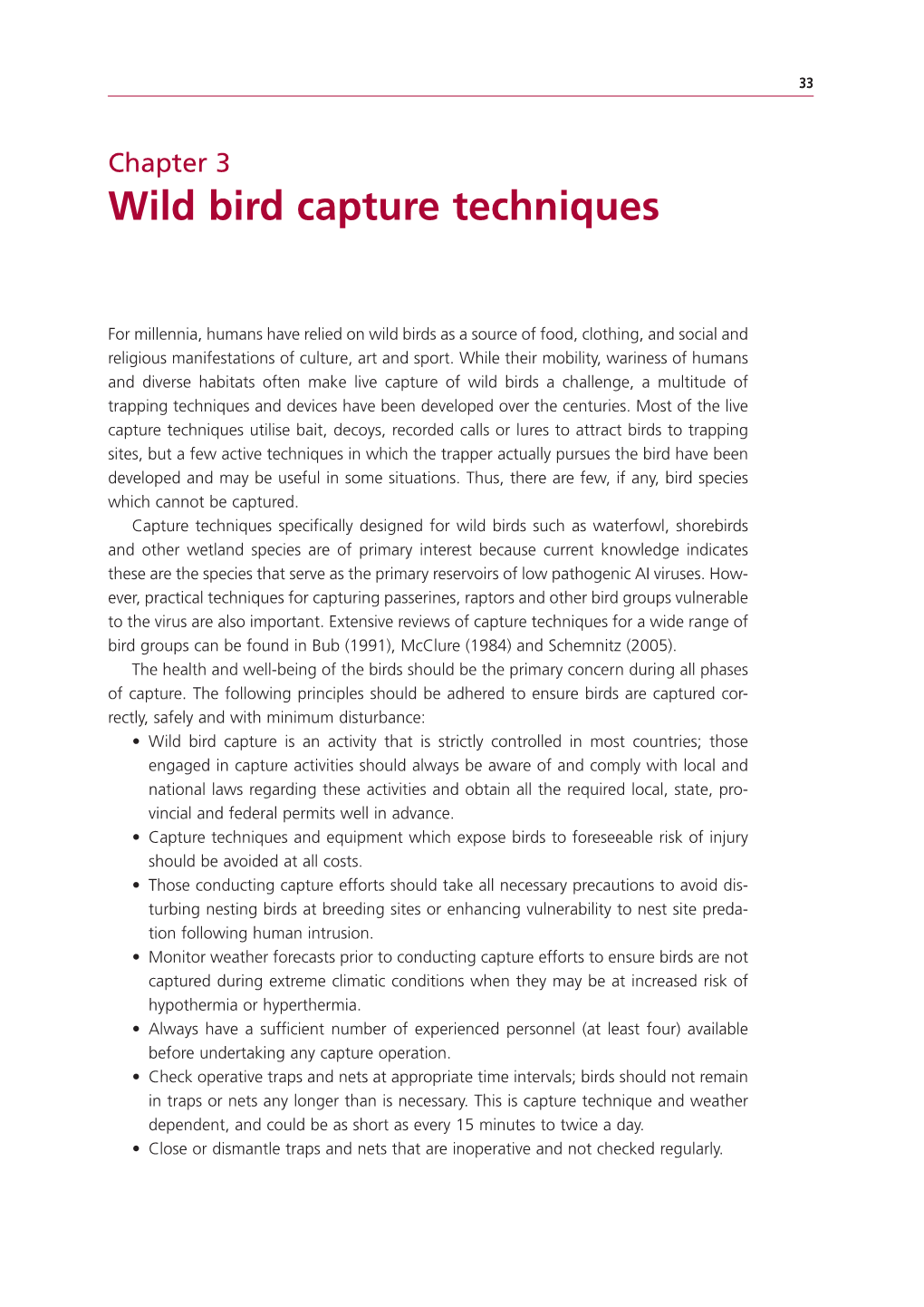 Wild Bird Capture Techniques