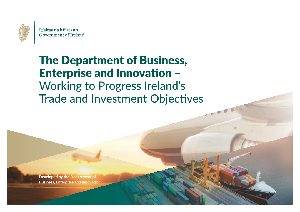 Working to Progress Ireland's Trade and Investment Objectives