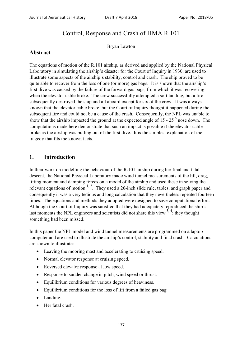 Control, Response and Crash of HMA R.101.Pdf