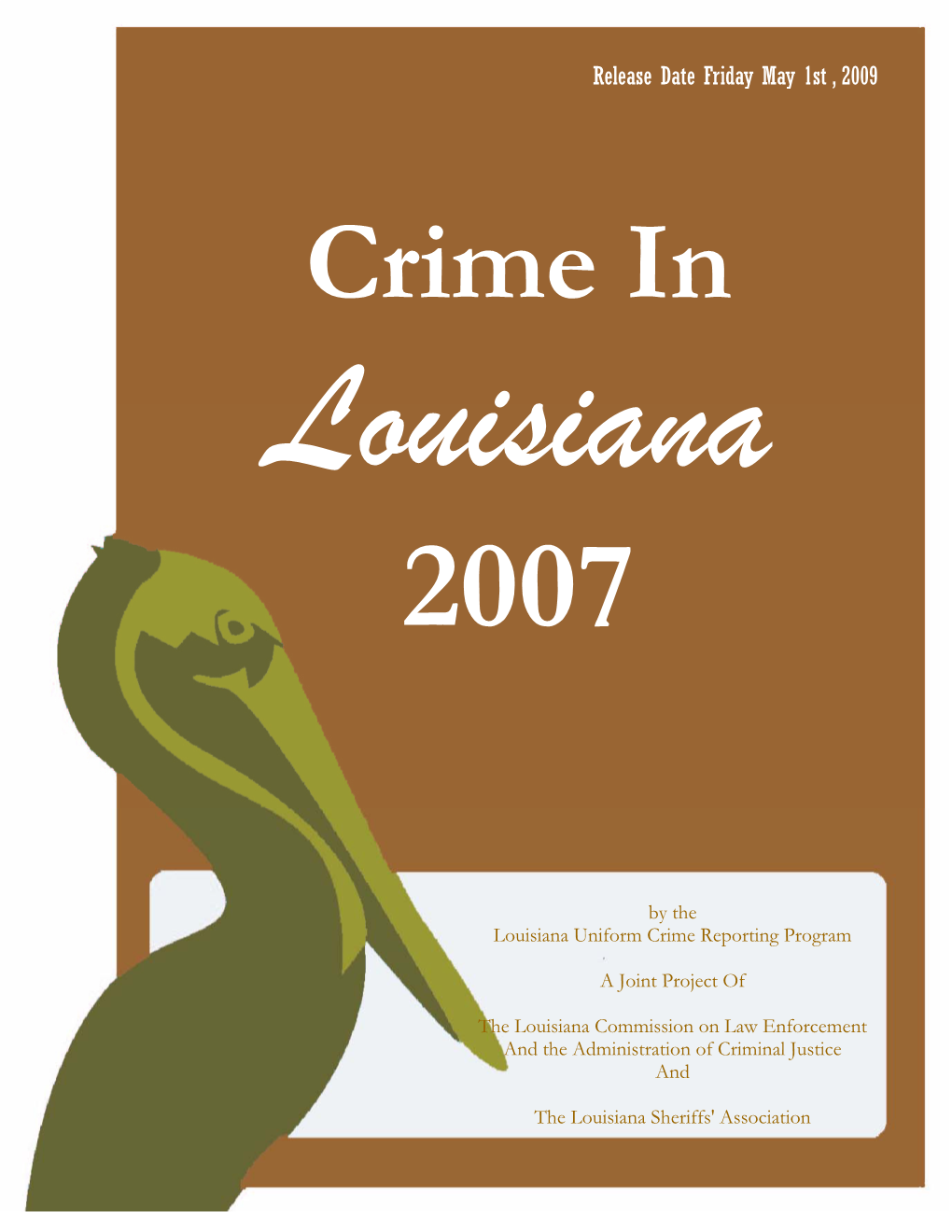 Crime in Louisiana 2007