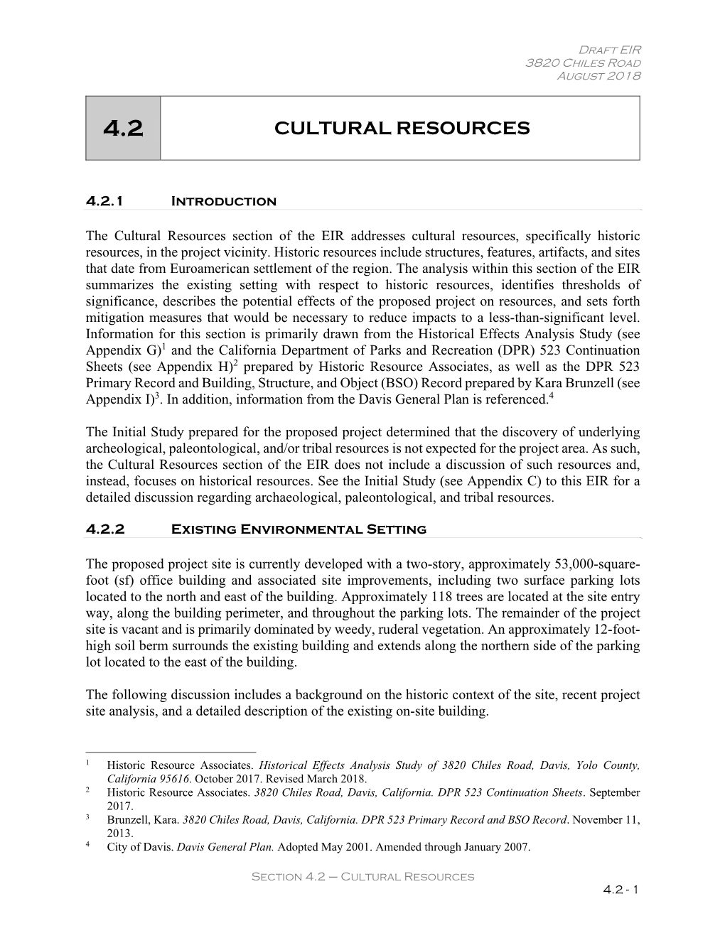 Cultural Resources