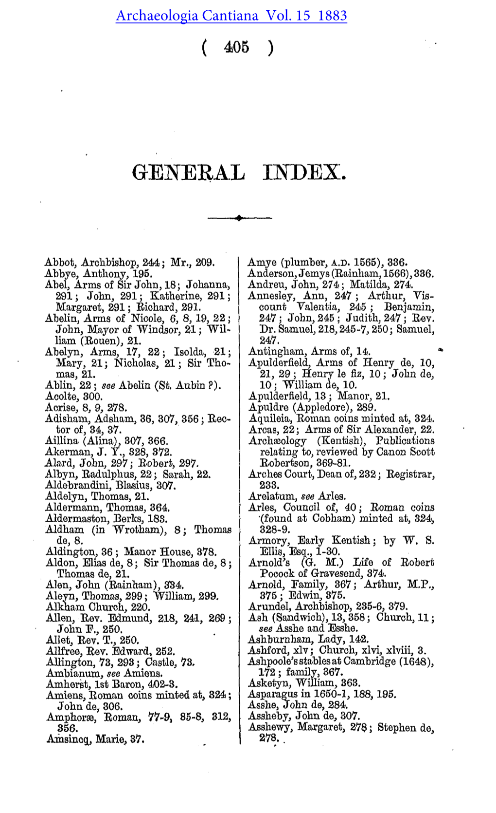 General Index