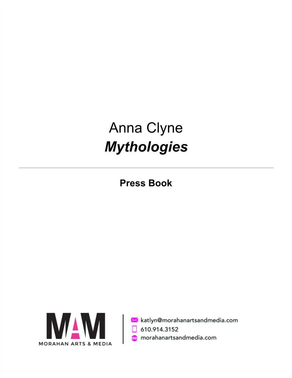 Anna Clyne, Mythologies. BBC Symphony Orchestra