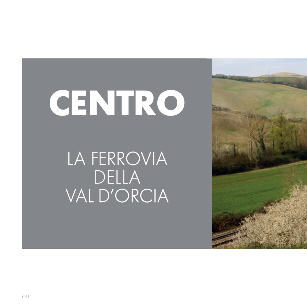 Ferrovia Della Val D'orcia