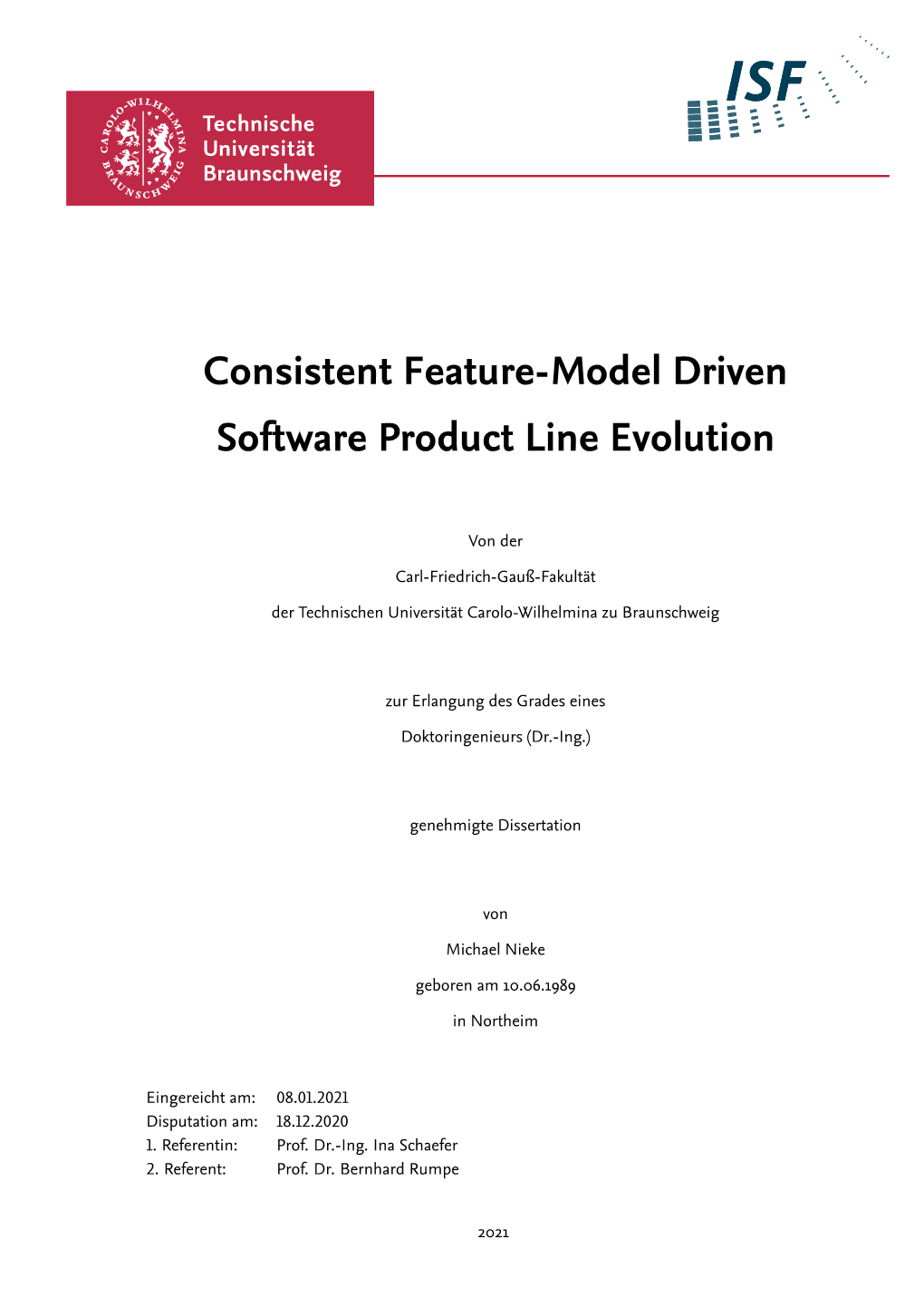 Consistent Feature-Model Driven Software Product Line Evolution