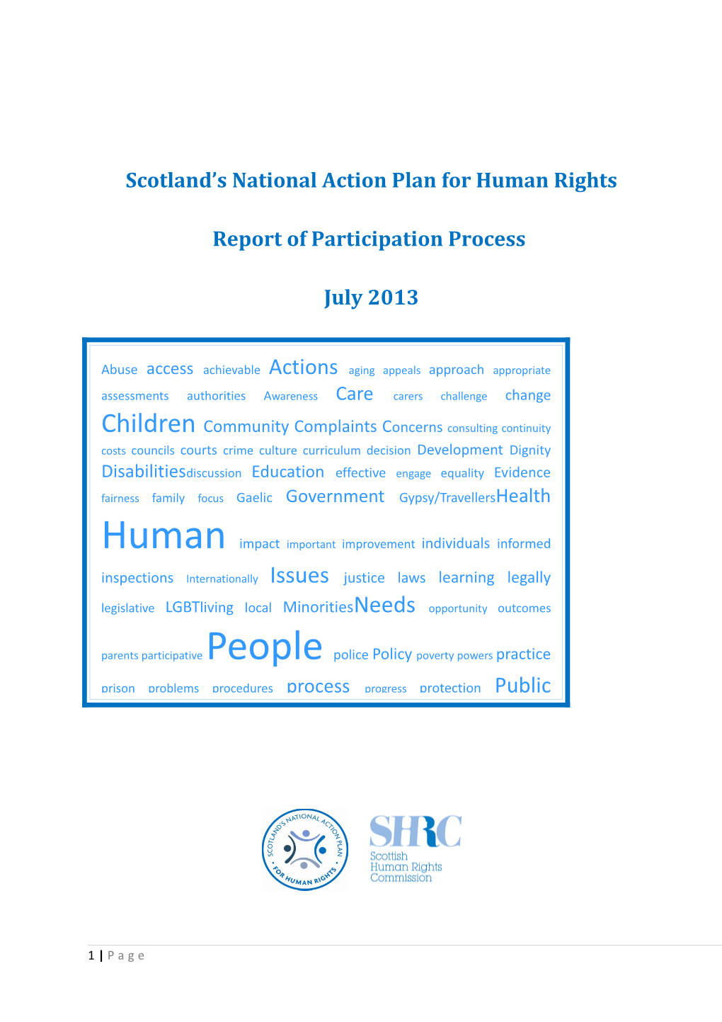 Scotland S National Action Plan for Human Rights