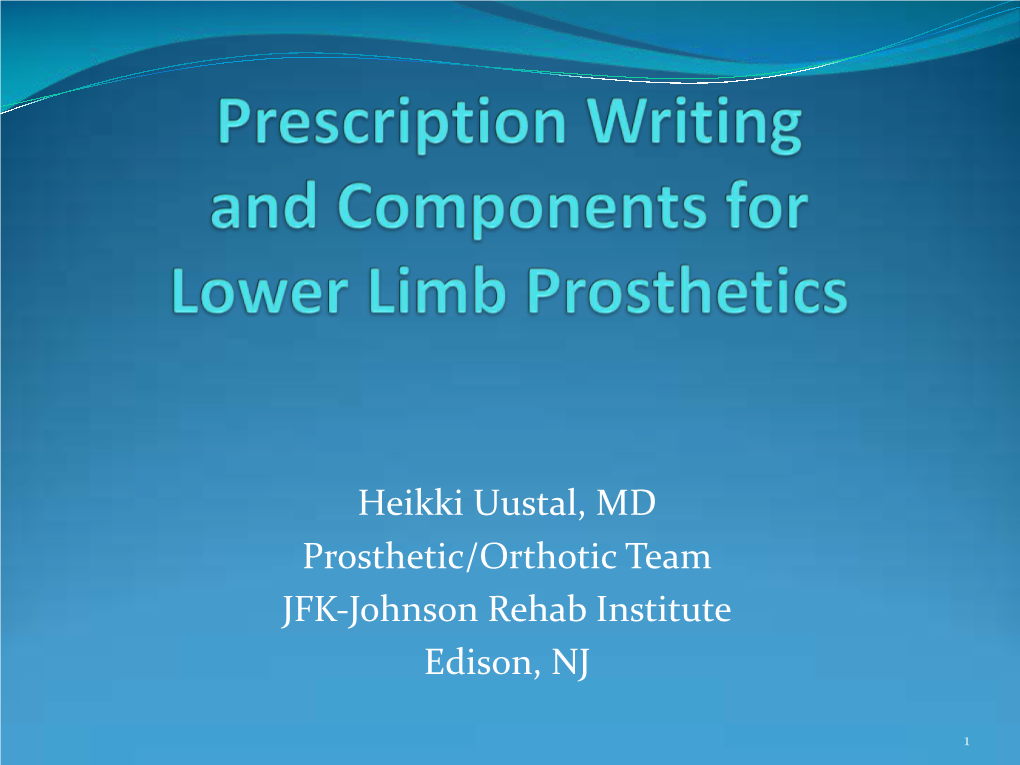 Prescription Writing and Components 7