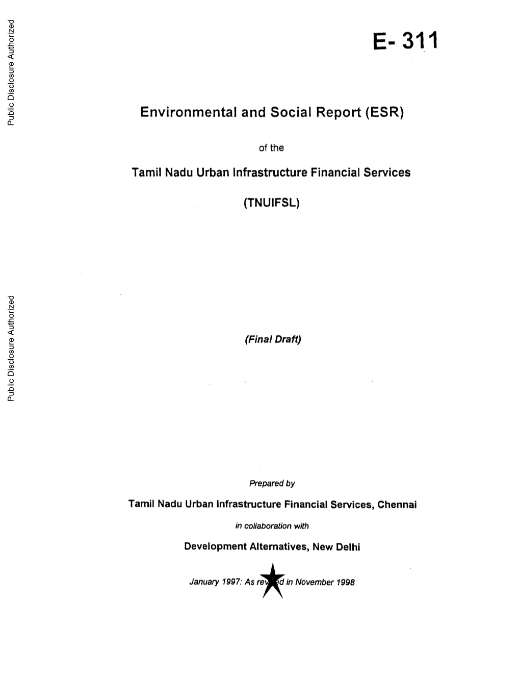 World Bank Document