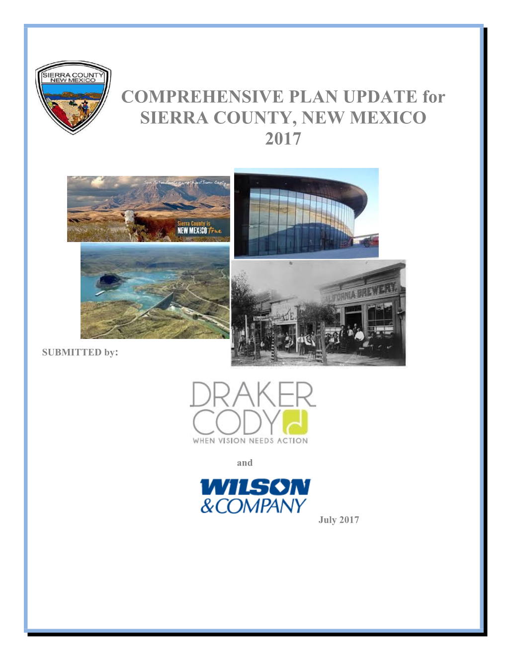 COMPREHENSIVE PLAN UPDATE for SIERRA COUNTY, NEW MEXICO 2017