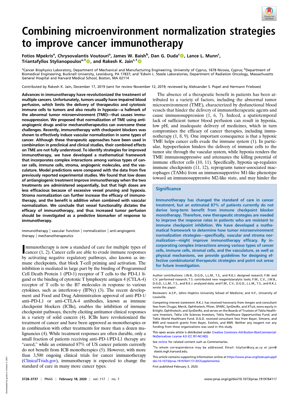 Combining Microenvironment Normalization Strategies to Improve Cancer Immunotherapy