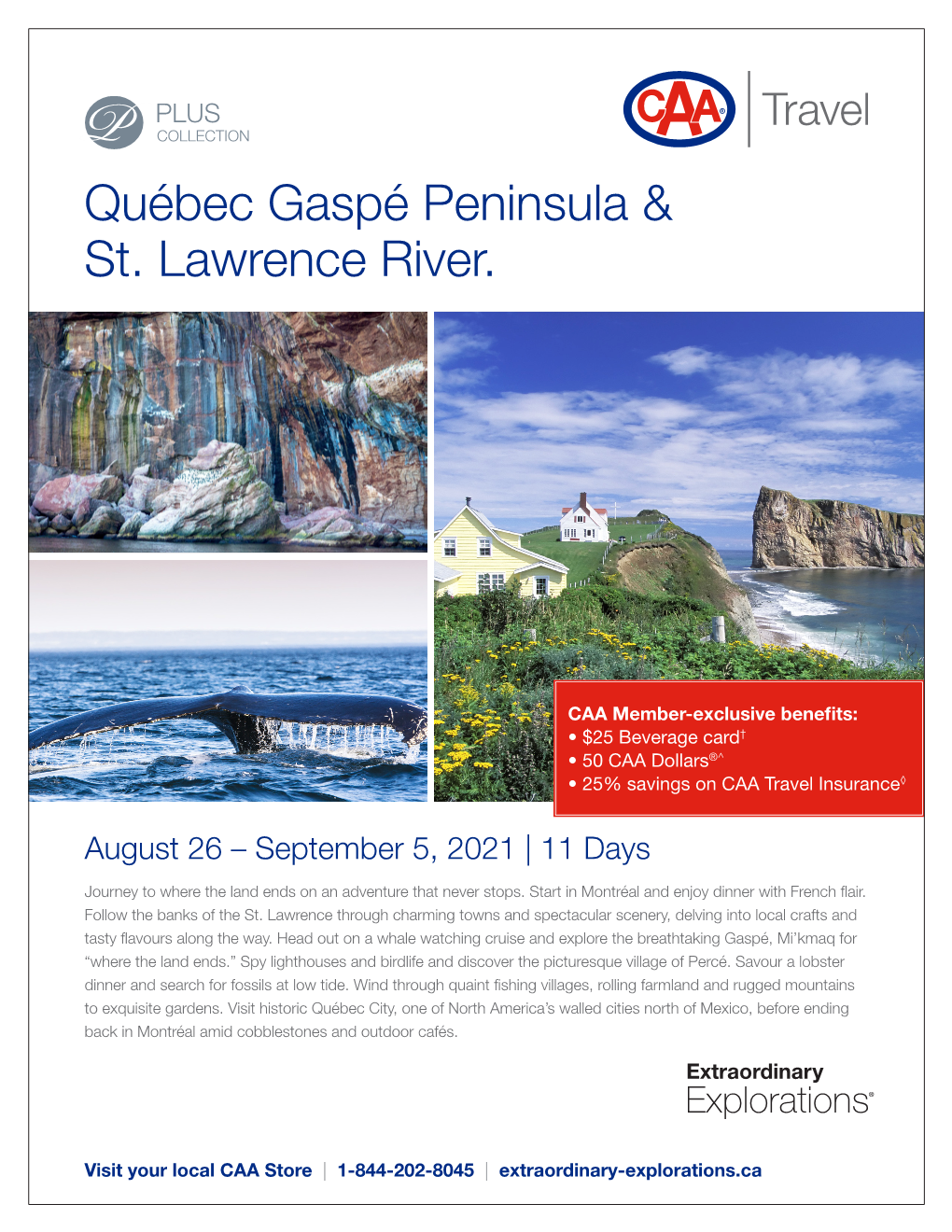 Québec Gaspé Peninsula & St. Lawrence River