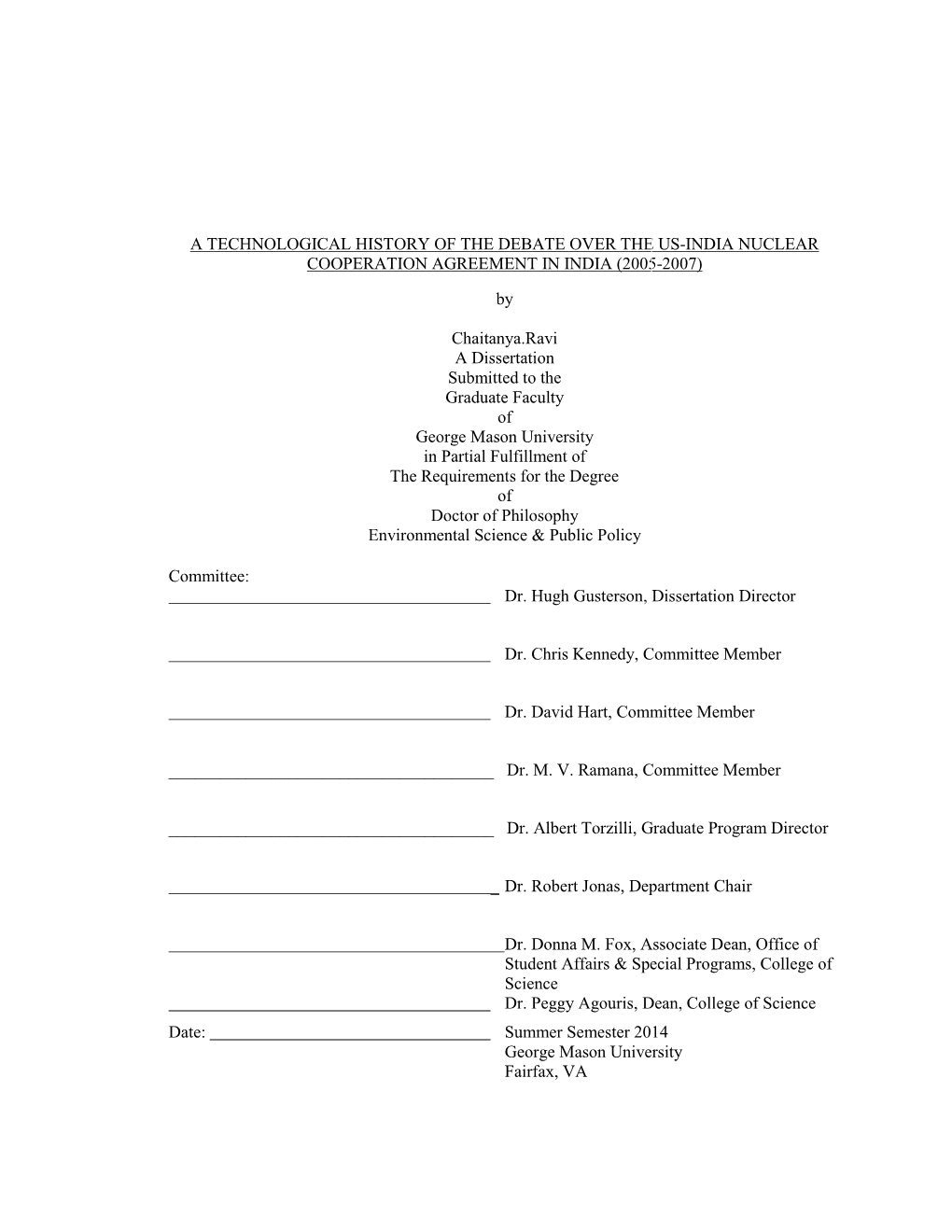 A Technological History of the Debate Over the Us-India Nuclear Cooperation Agreement in India (2005-2007)