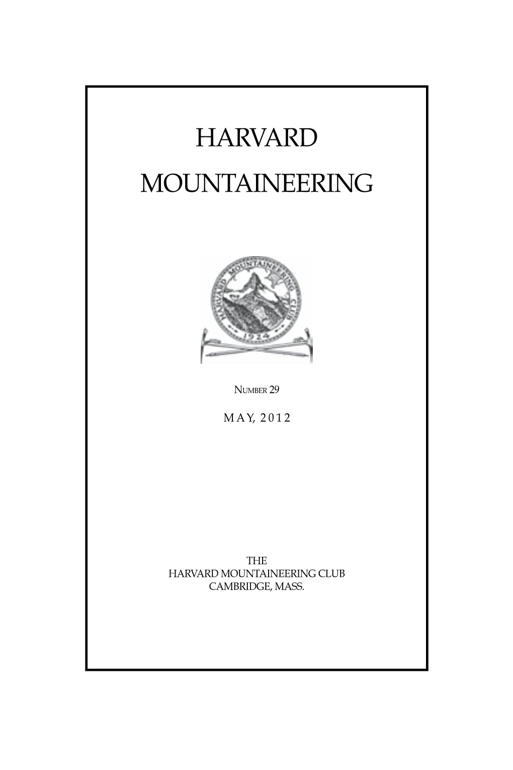 Harvard Mountaineering 29