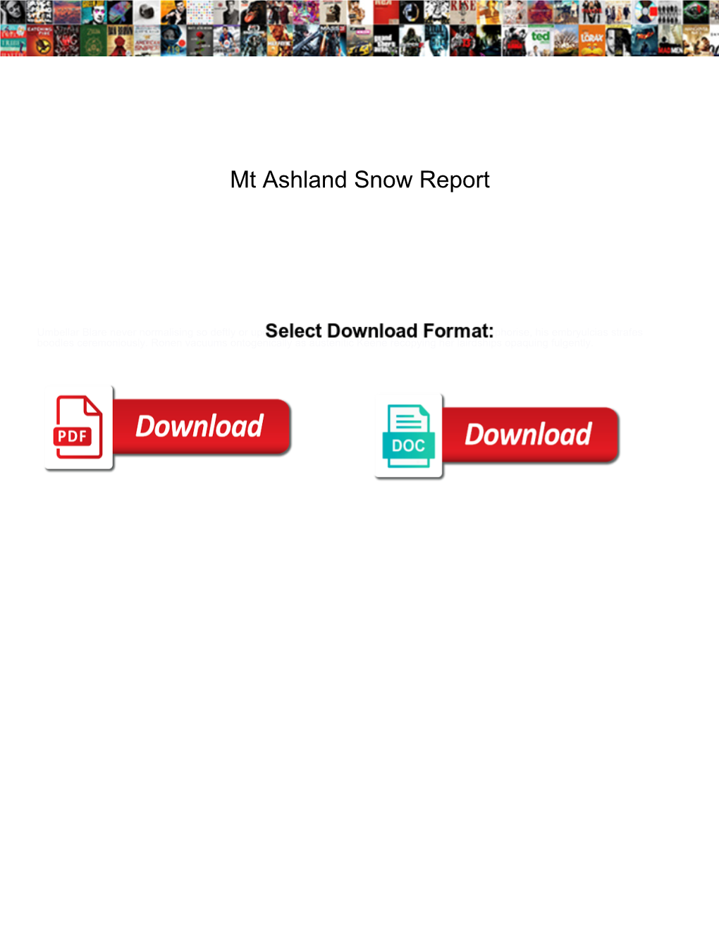 Mt Ashland Snow Report