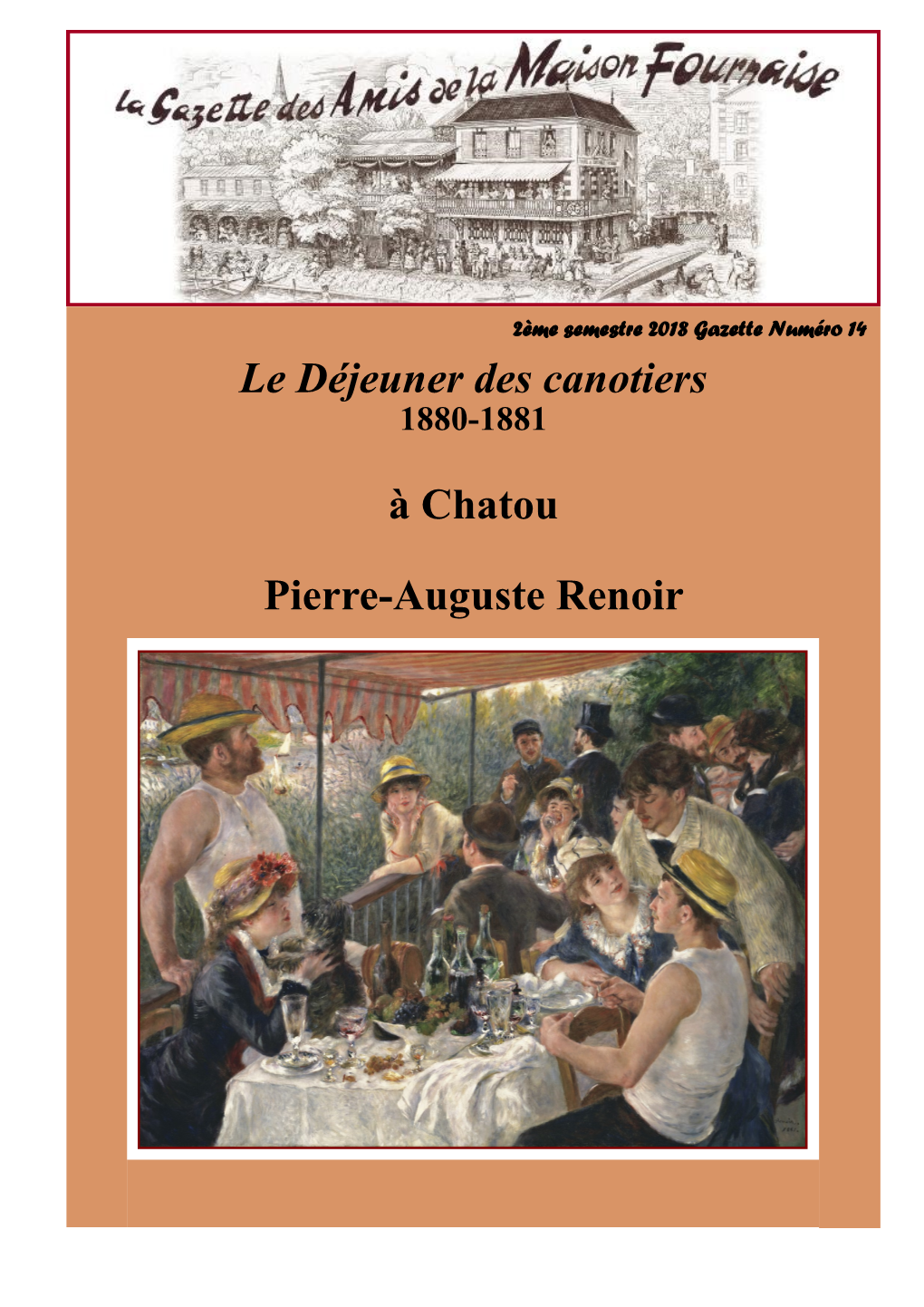 Le Déjeuner Des Canotiers À Chatou Pierre-Auguste Renoir