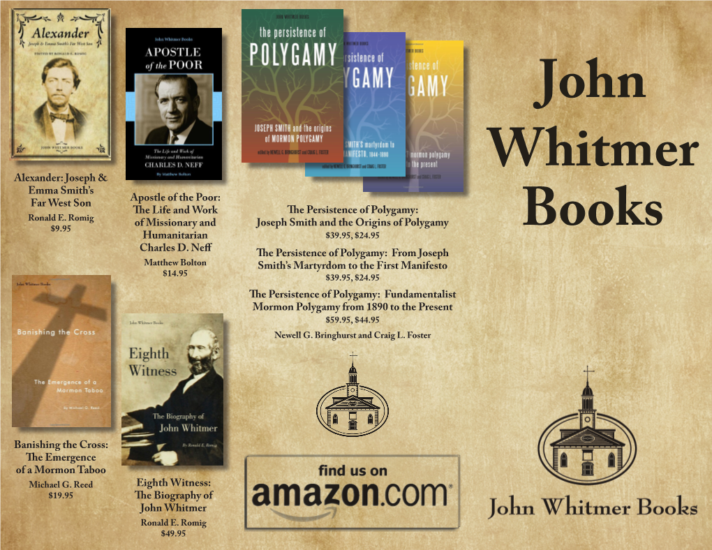 John Whitmer Books