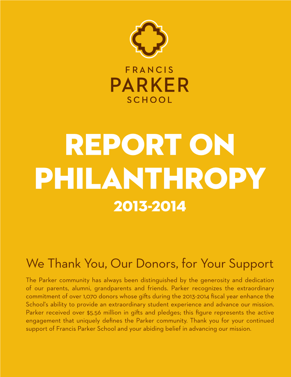 Report on Philanthropy 2013-2014