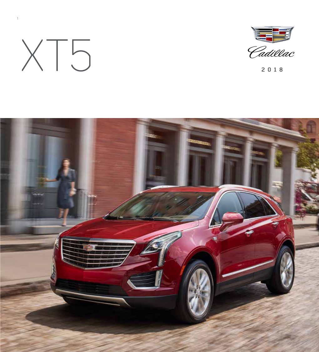 2018 Cadillac XT5 Catalog Revmay2018.Pdf