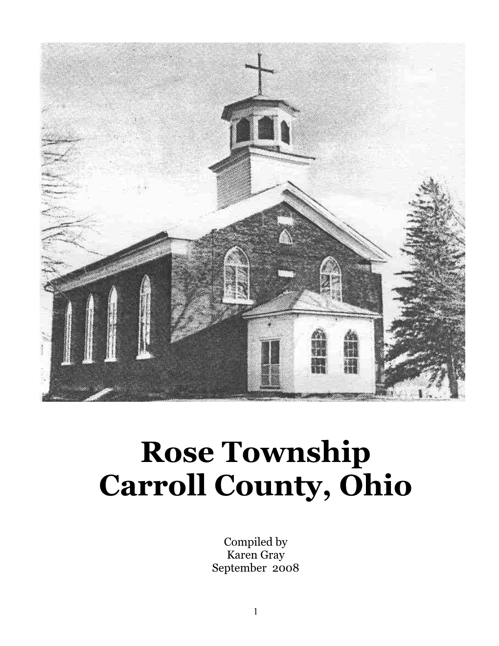 Rose Township Carroll County, Ohio