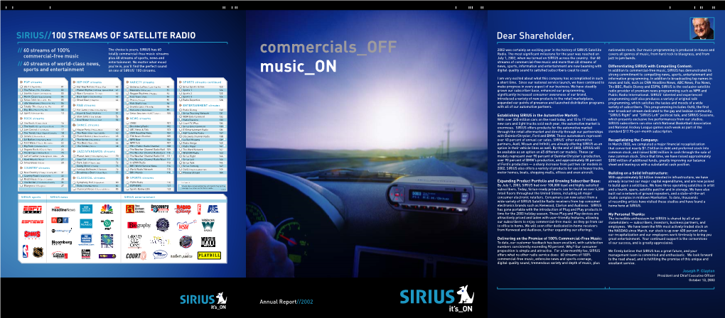 SIRIUS 2002 Annual Report