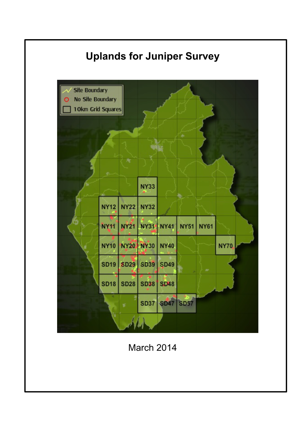 Uplands for Juniper Survey