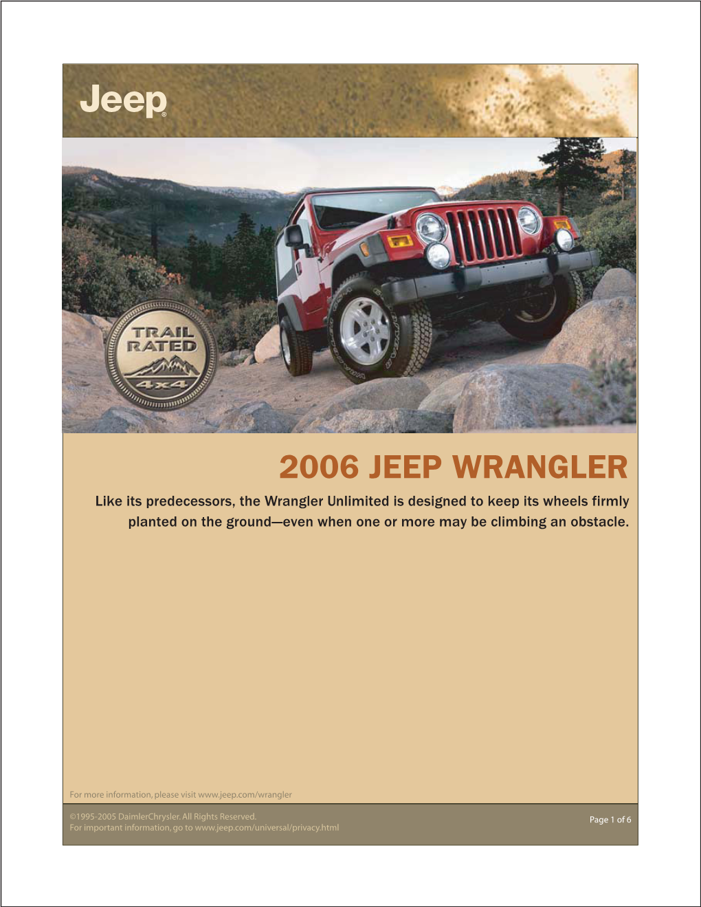 2006 Jeep Wrangler