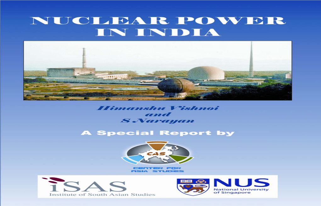 Nuclear Power in India