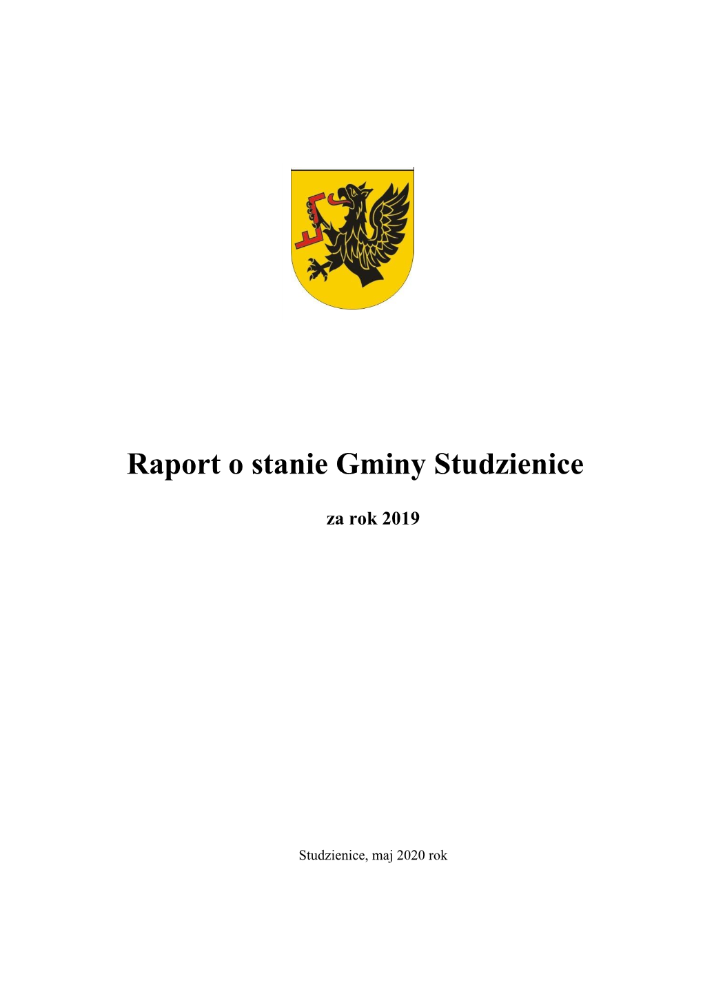 Raport O Stanie Gminy Studzienice