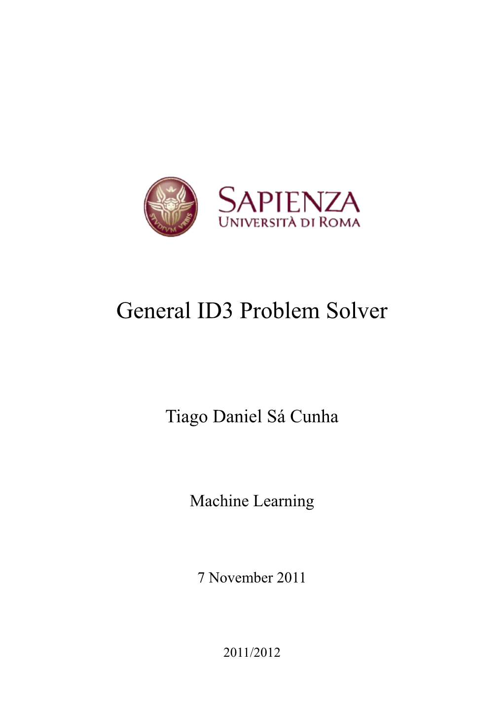 General ID3 Problem Solver