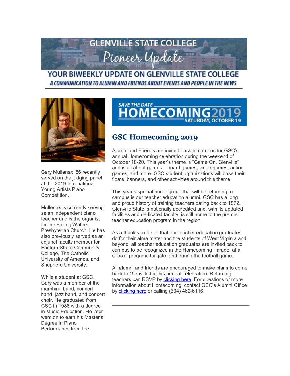 GSC Homecoming 2019