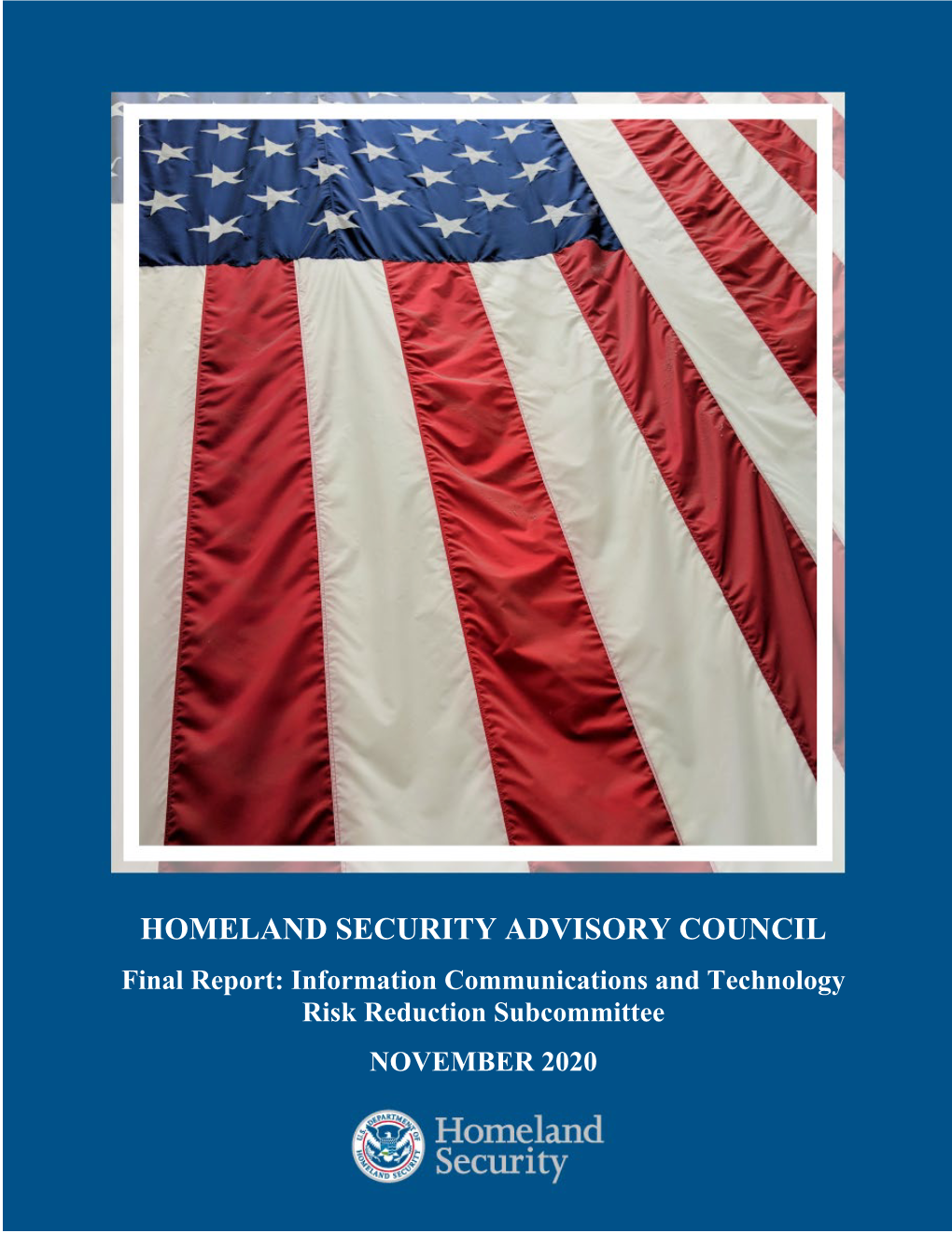ICT Risk Reduction Subcommittee Report