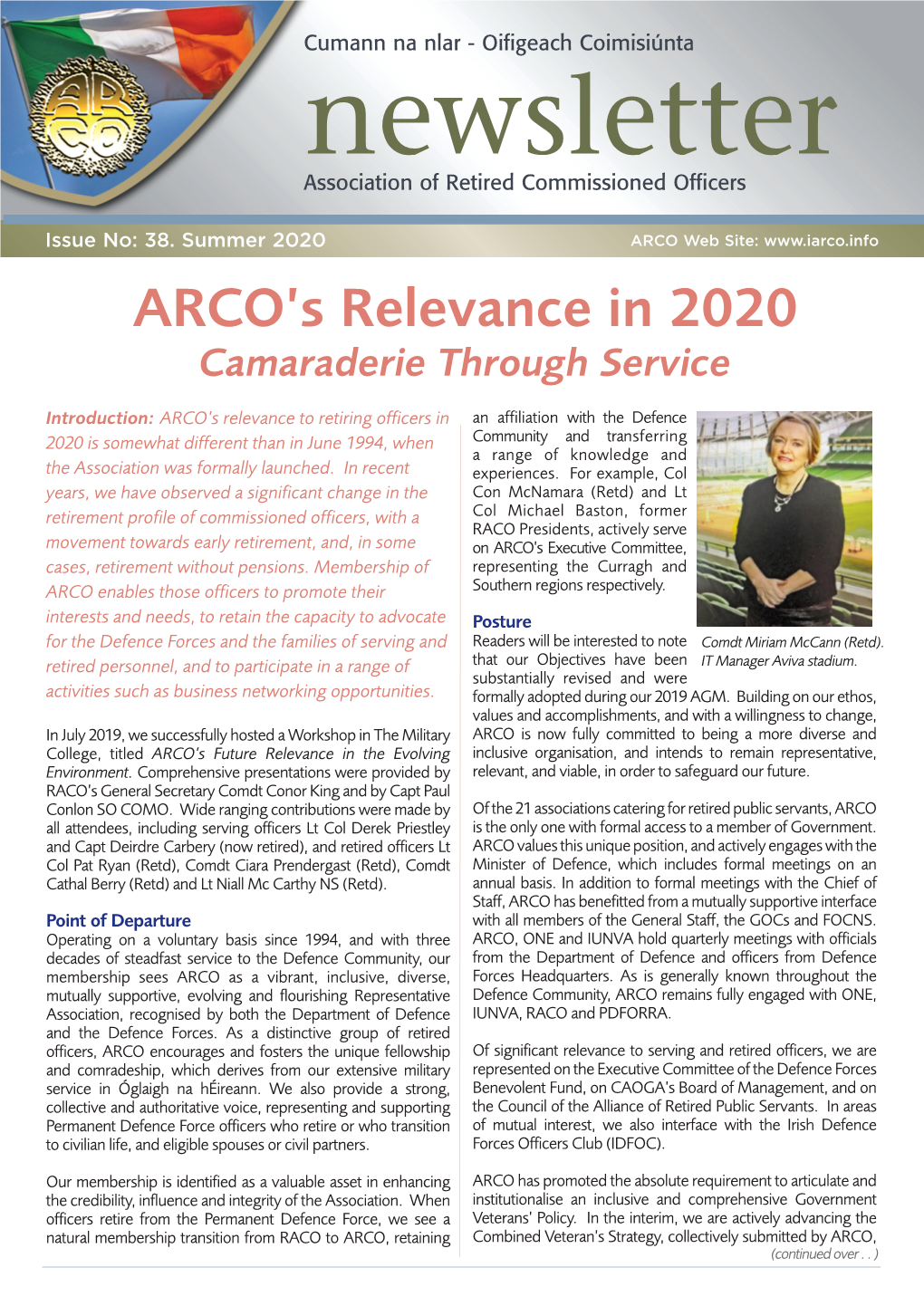 ARCO's Relevance in 2020