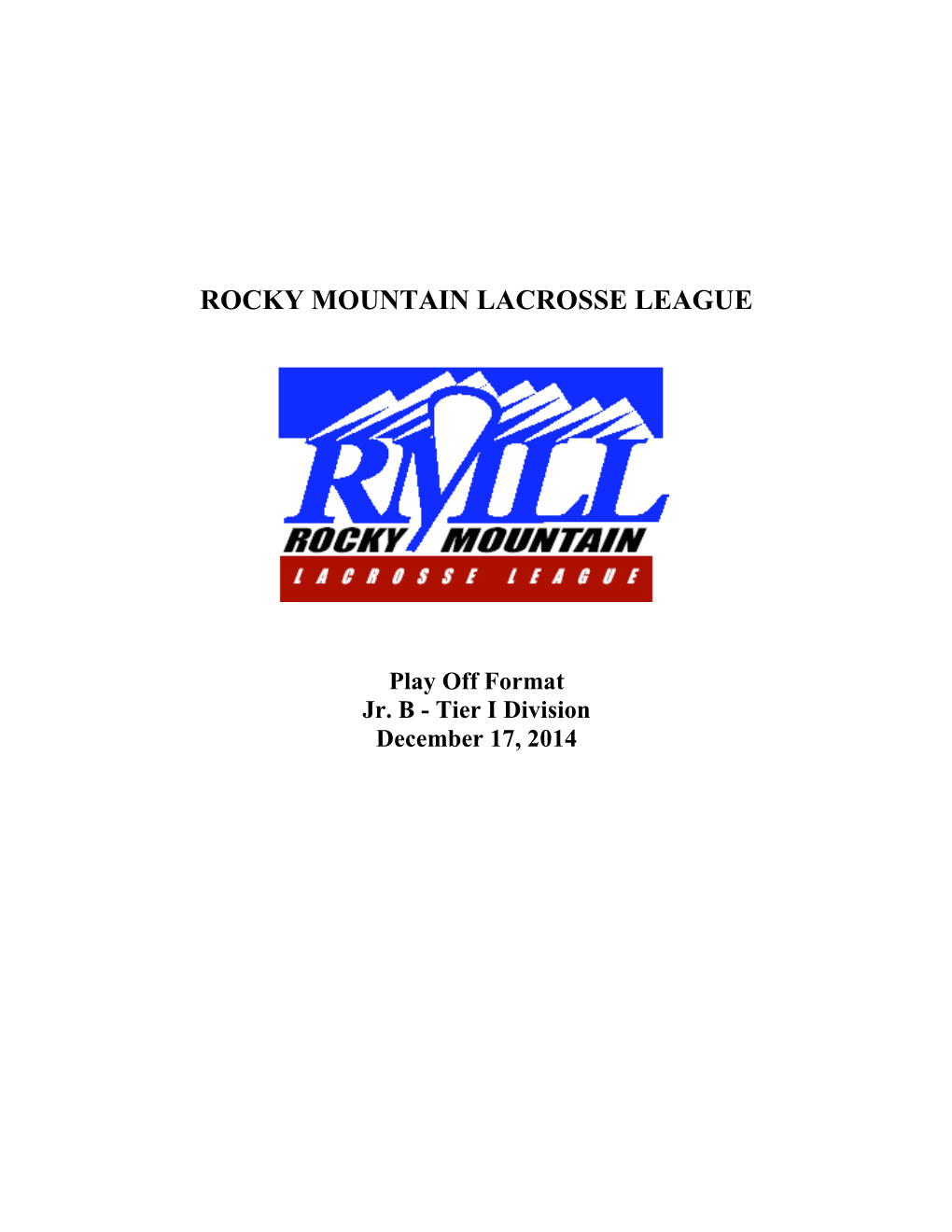 Rocky Mountain Lacrosse League