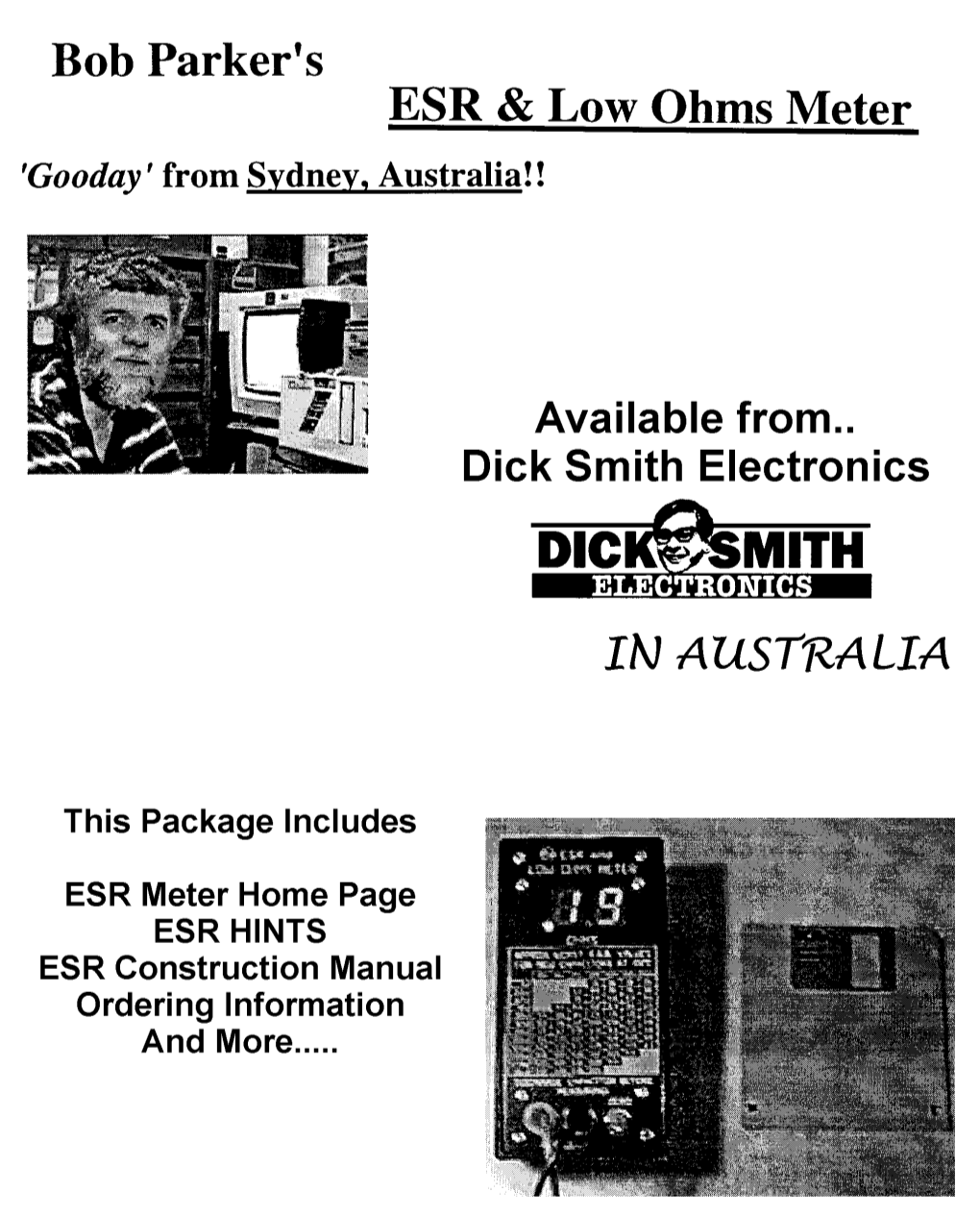 The Electrolytic Cap ESR Problem, and This Meter