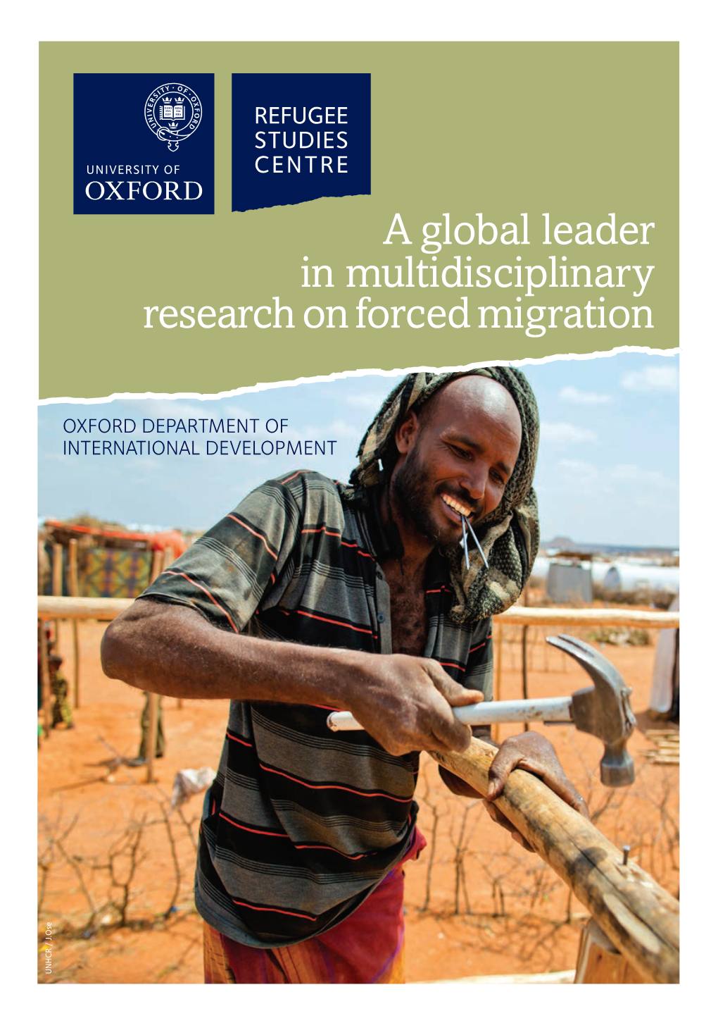 A Global Leader in Multidisciplinary Research on Forced Migration