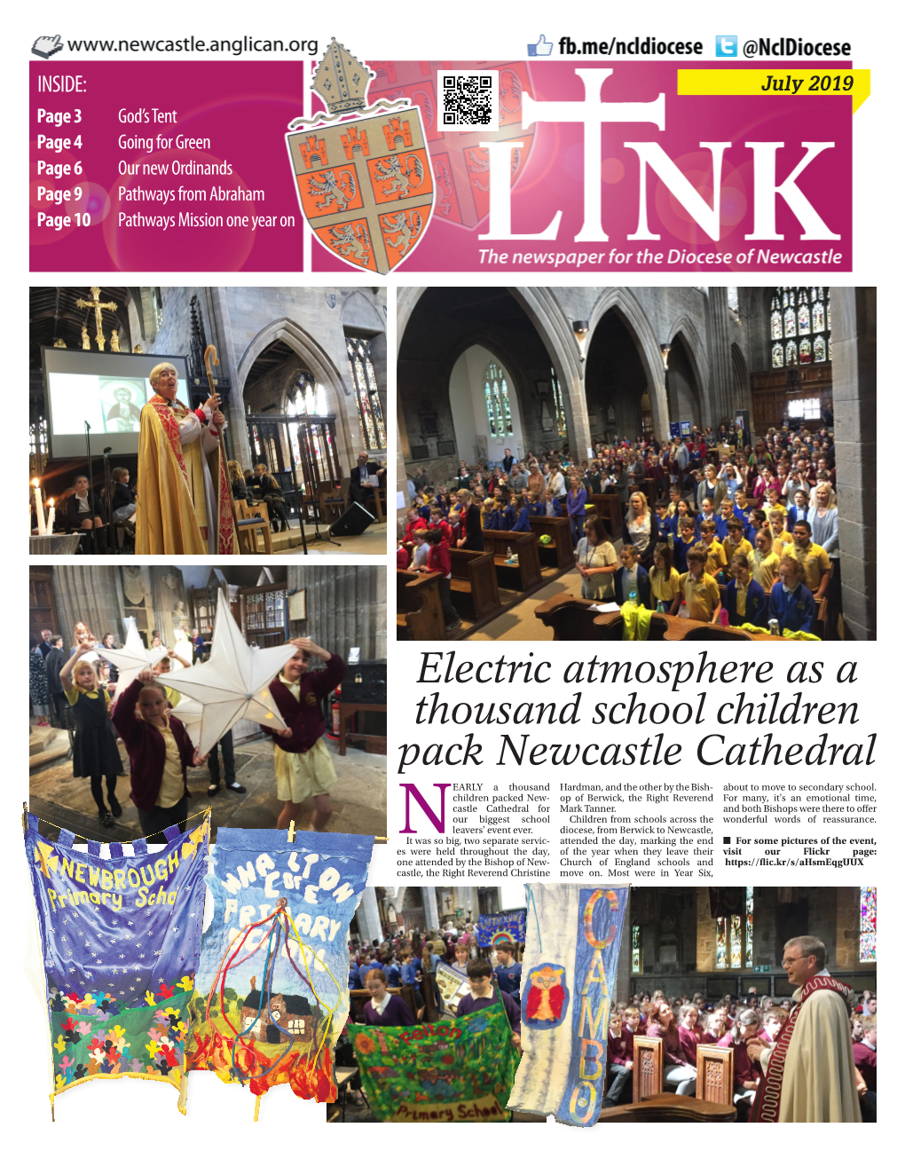 Electric Atmosphere As a Thousand School Children Pack Newcastle Cathedral EARLY a Thousand Hardman, and the Other by the Bish- About to Move to Secondary School