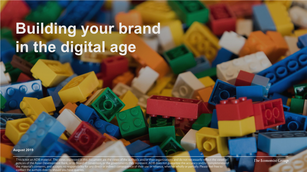 Building Your Brand in the Digital Age