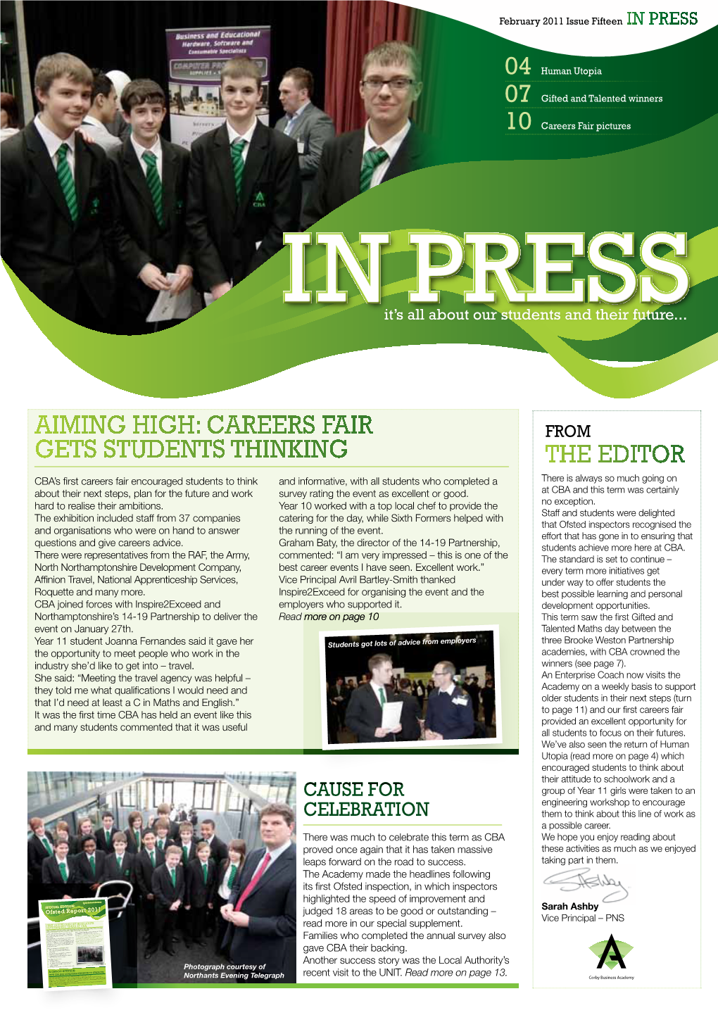 Aiming High: CAREERS FAIR Gets Students Thinking