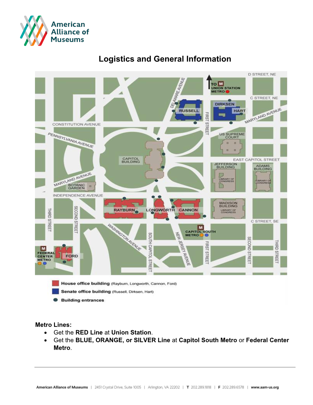 Logistics and General Information