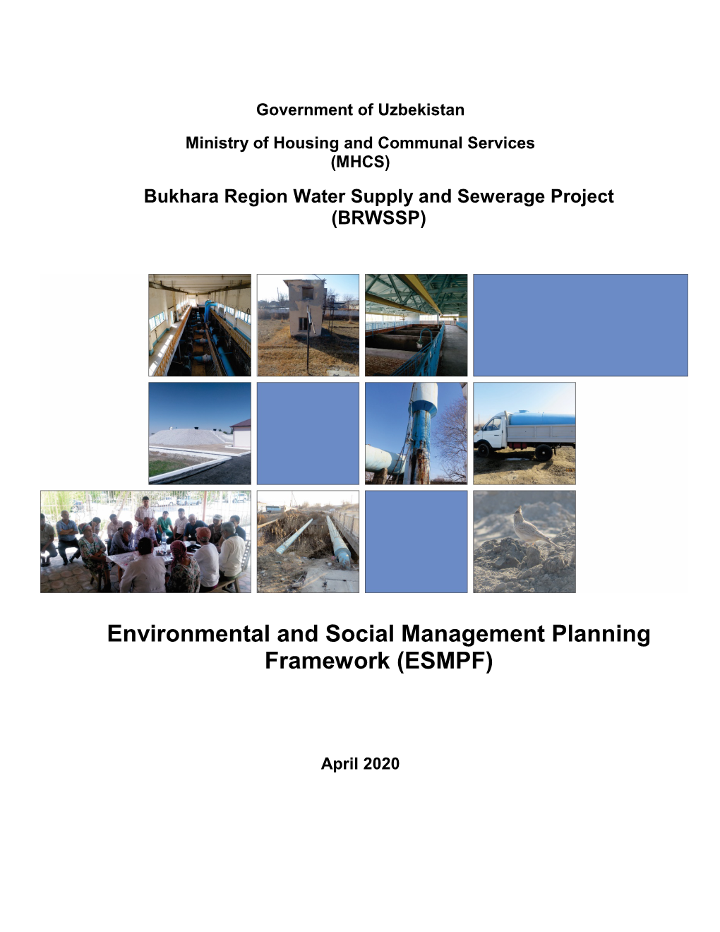 Bukhara Region Water Supply and Sewerage Project (BRWSSP)