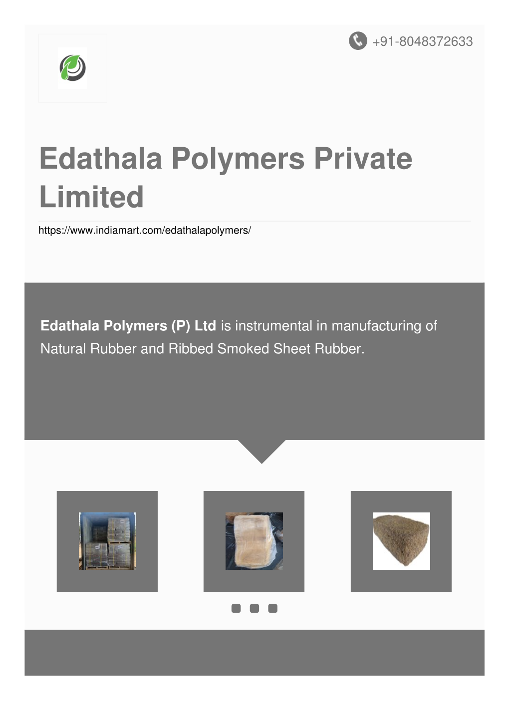 Edathala Polymers Private Limited