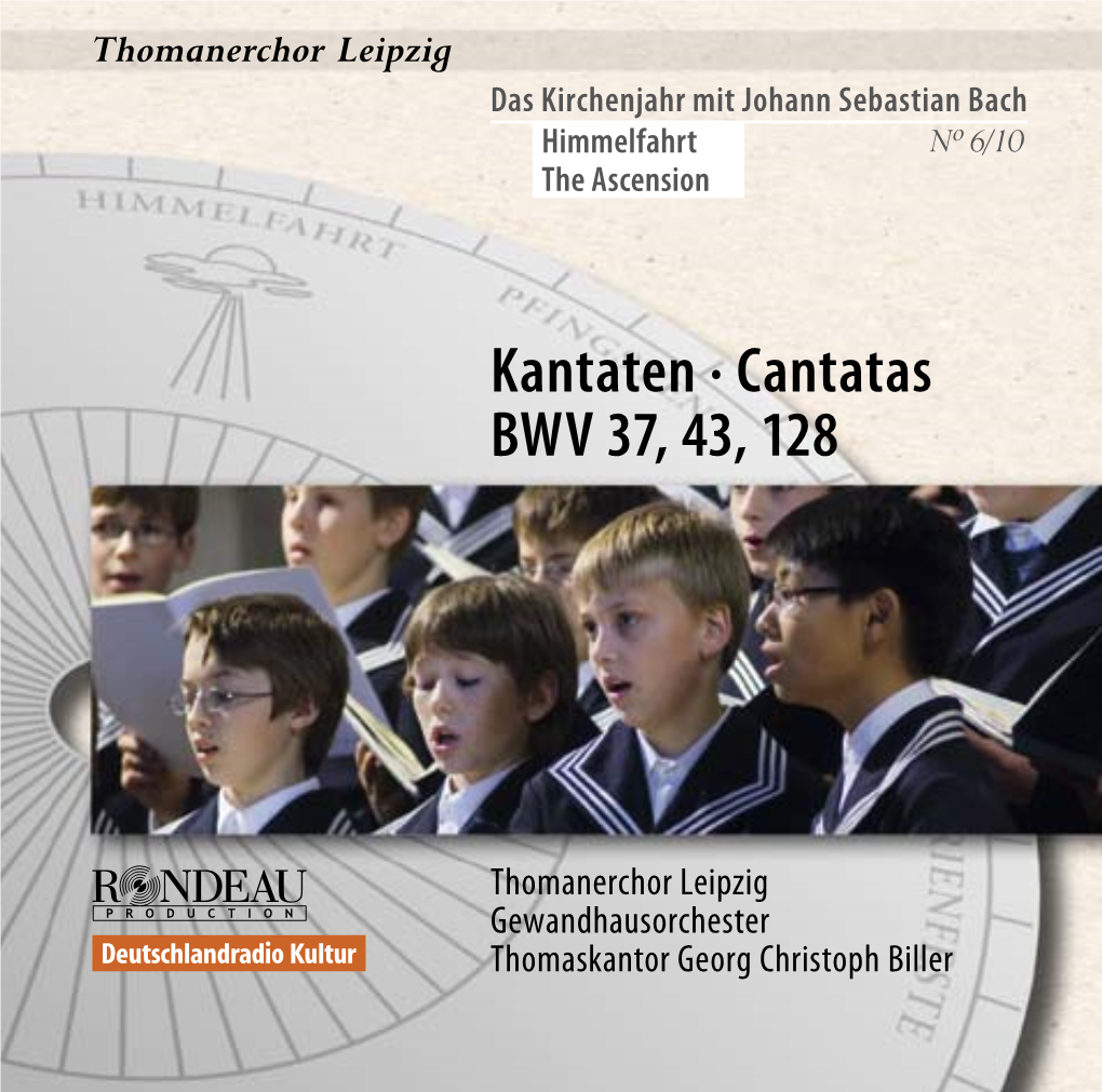 Kantaten · Cantatas BWV 37, 43, 128
