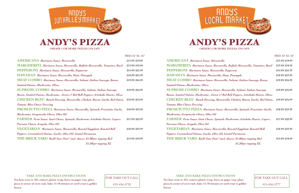 Andy's Pizza Andy's Pizza