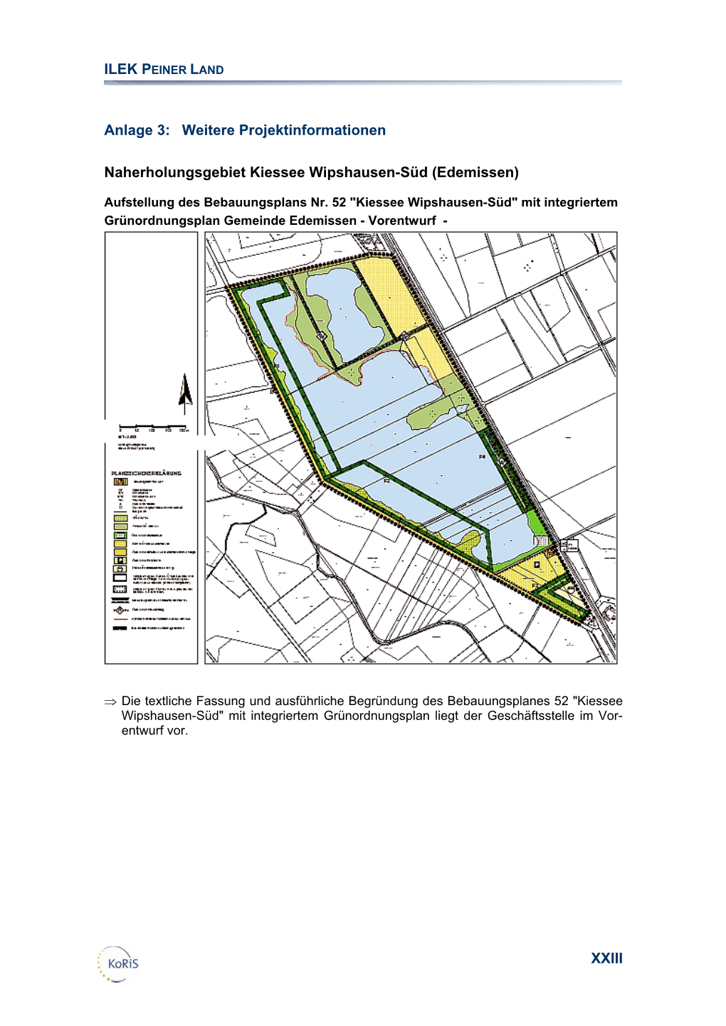 ILEK PEINER LAND XXIII Anlage 3