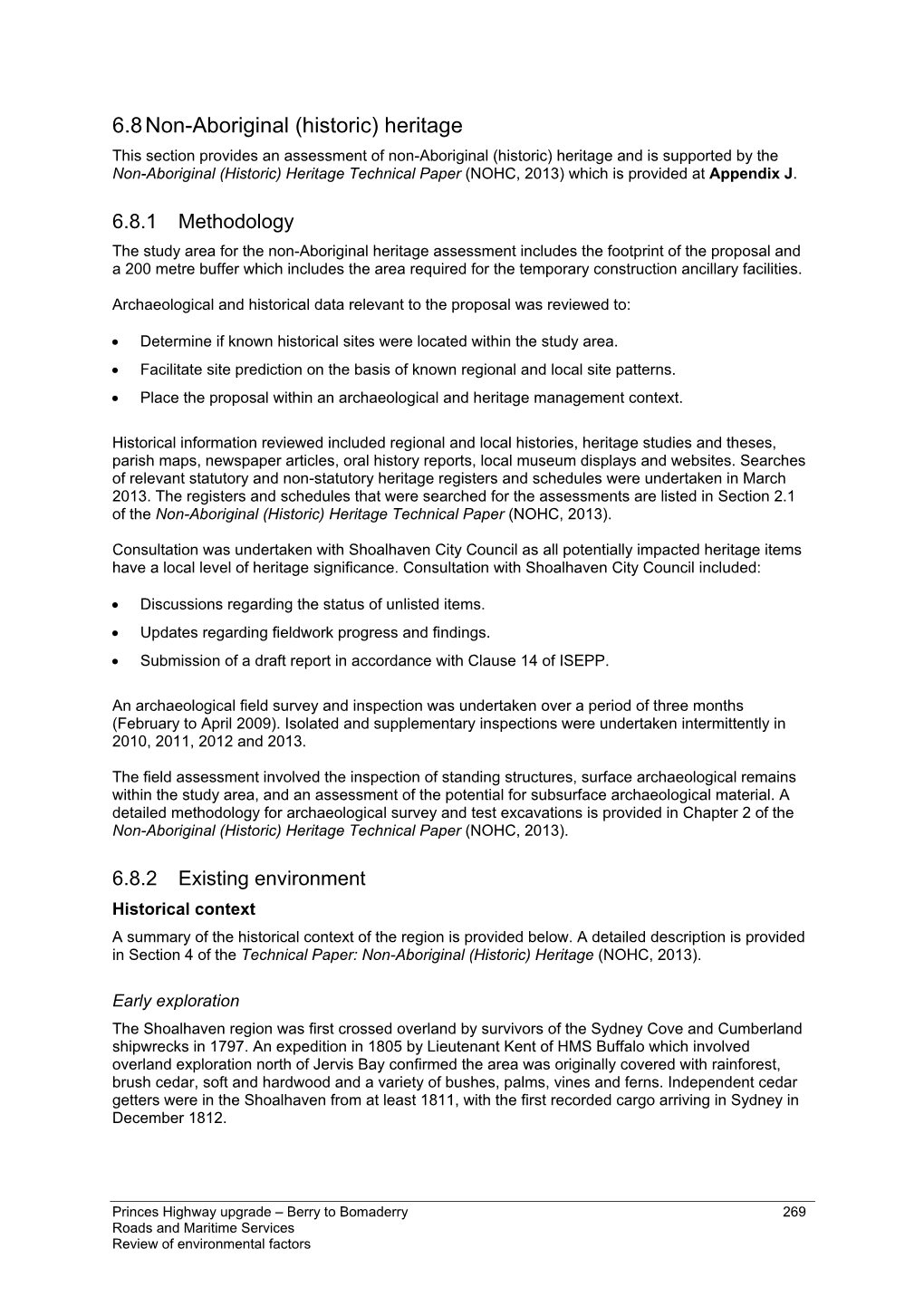 Section 6.8 Non-Aboriginal