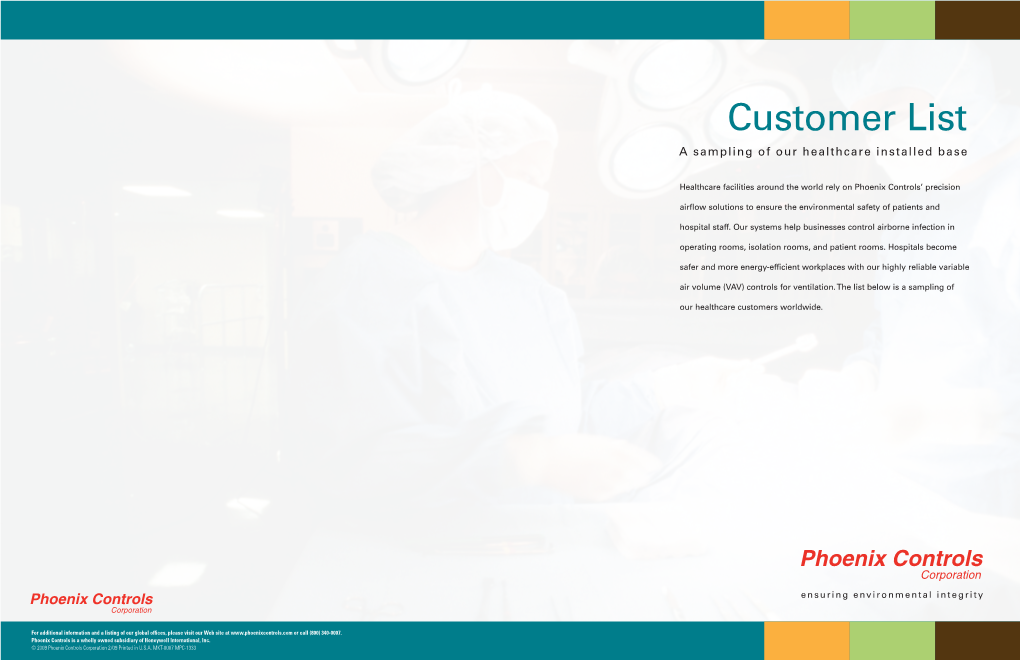 Healthcare Customer List (MKT-0007)