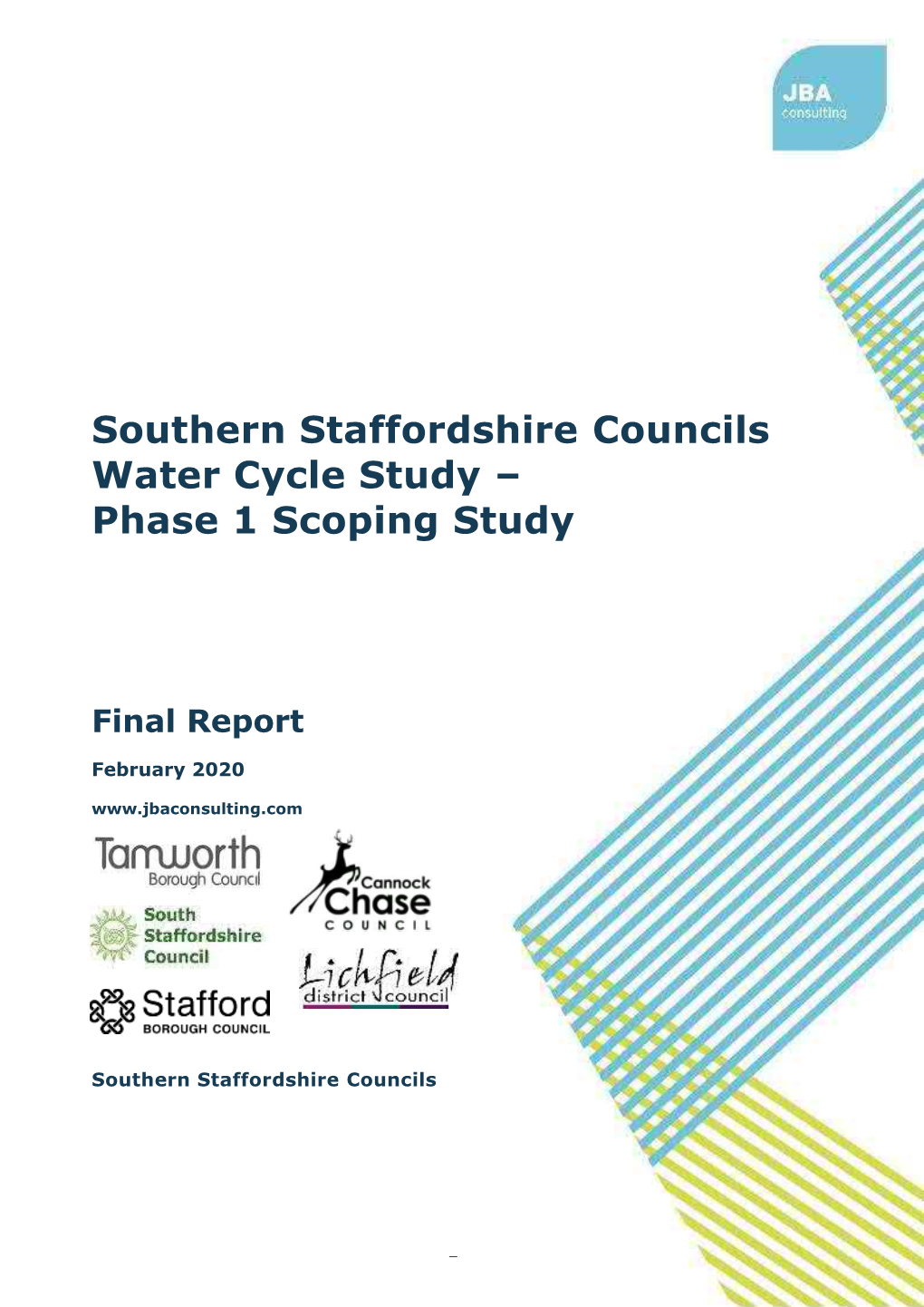 Southern Staffordshire Water Cycle Study